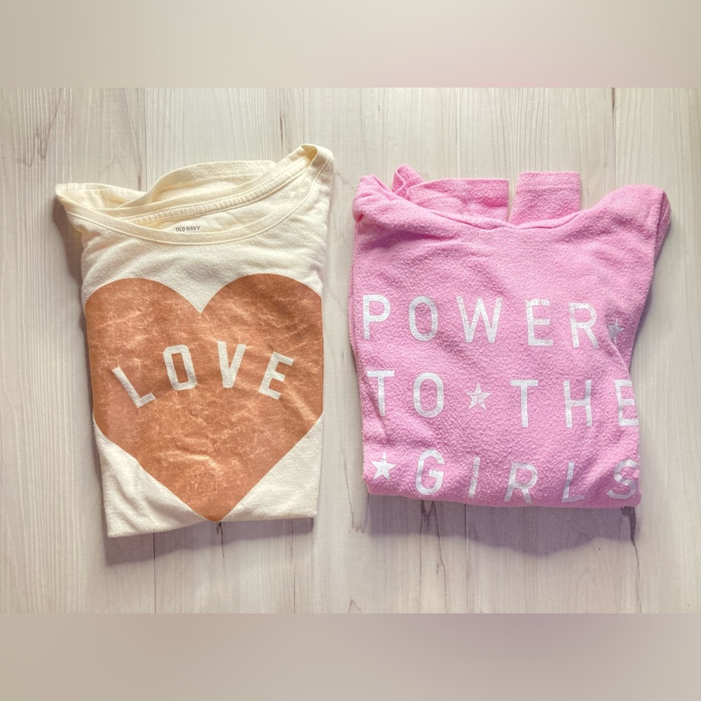 ✨2/$40✨ Girls’ Old Navy + Grayson Social Long Sleeve Fall Shirts 🍂